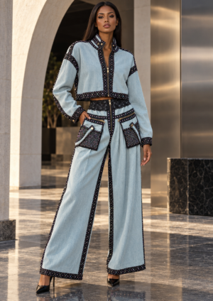 M Denim Crystal Set